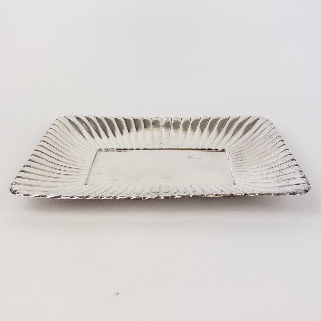 Sterling Silver Fluted Edge Tray