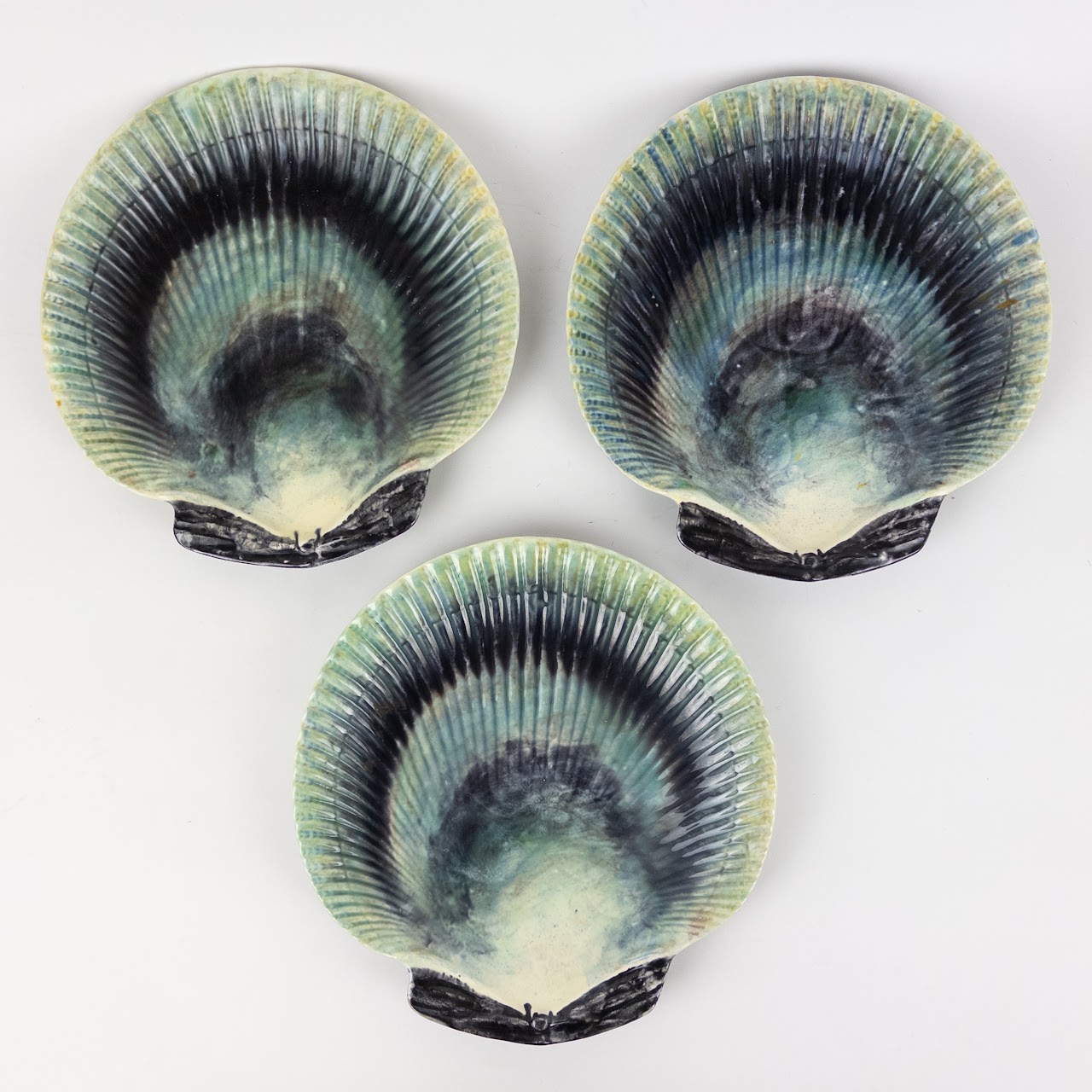 Ceramic Shell Plate Set of Seven