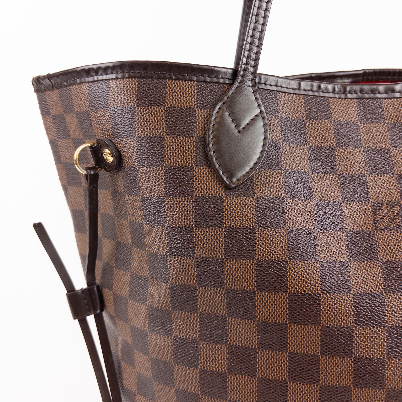 Louis Vuitton Neverfull MM Damier Ebene Tote Bag