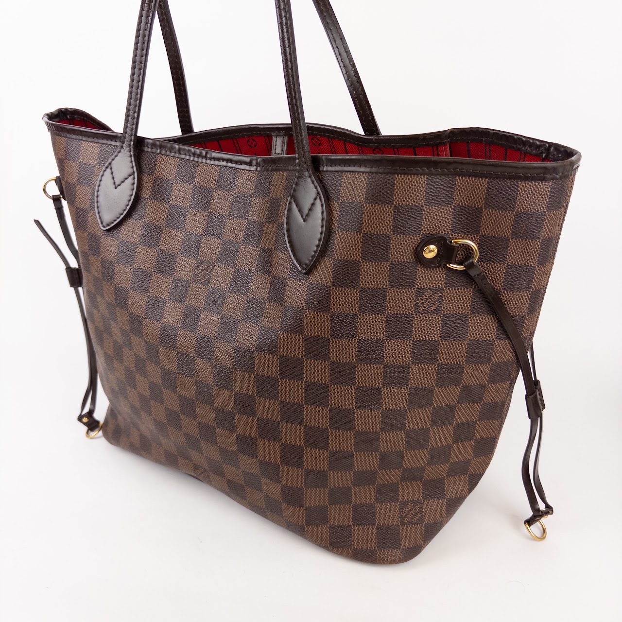 Louis Vuitton Neverfull MM Damier Ebene Tote Bag