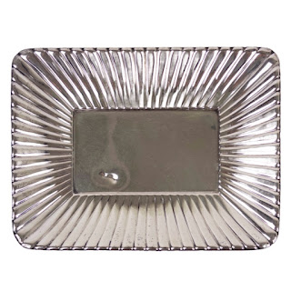 Sterling Silver Fluted Edge Tray