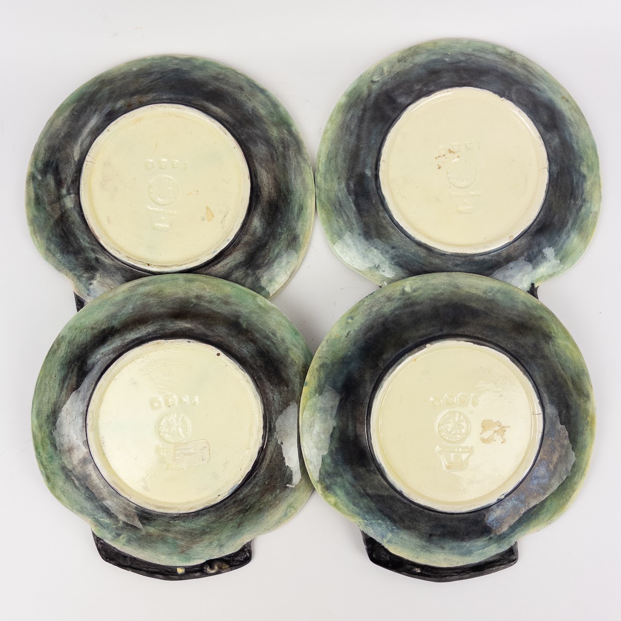 Ceramic Shell Plate Set of Seven