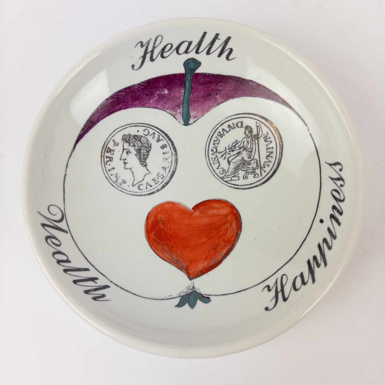 Pierro Fornasetti Porcelain Small Bowl