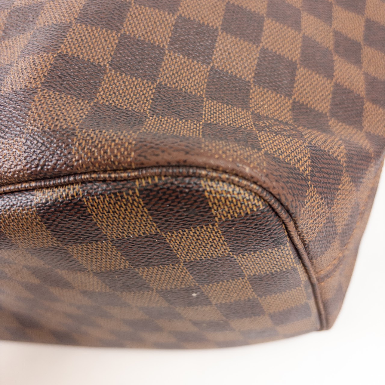 Louis Vuitton Neverfull MM Damier Ebene Tote Bag