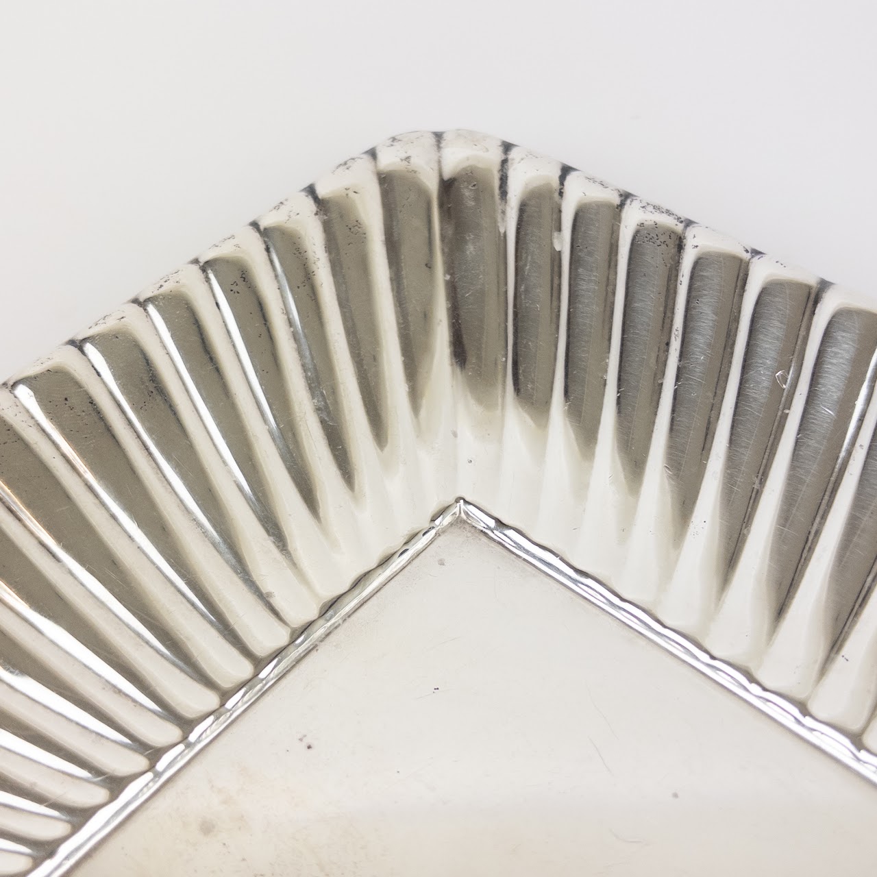 Sterling Silver Fluted Edge Tray