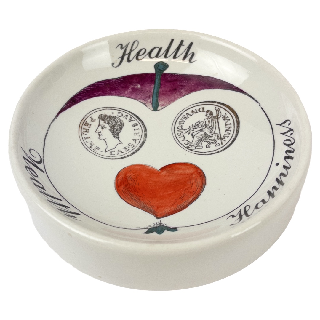 Pierro Fornasetti Porcelain Small Bowl