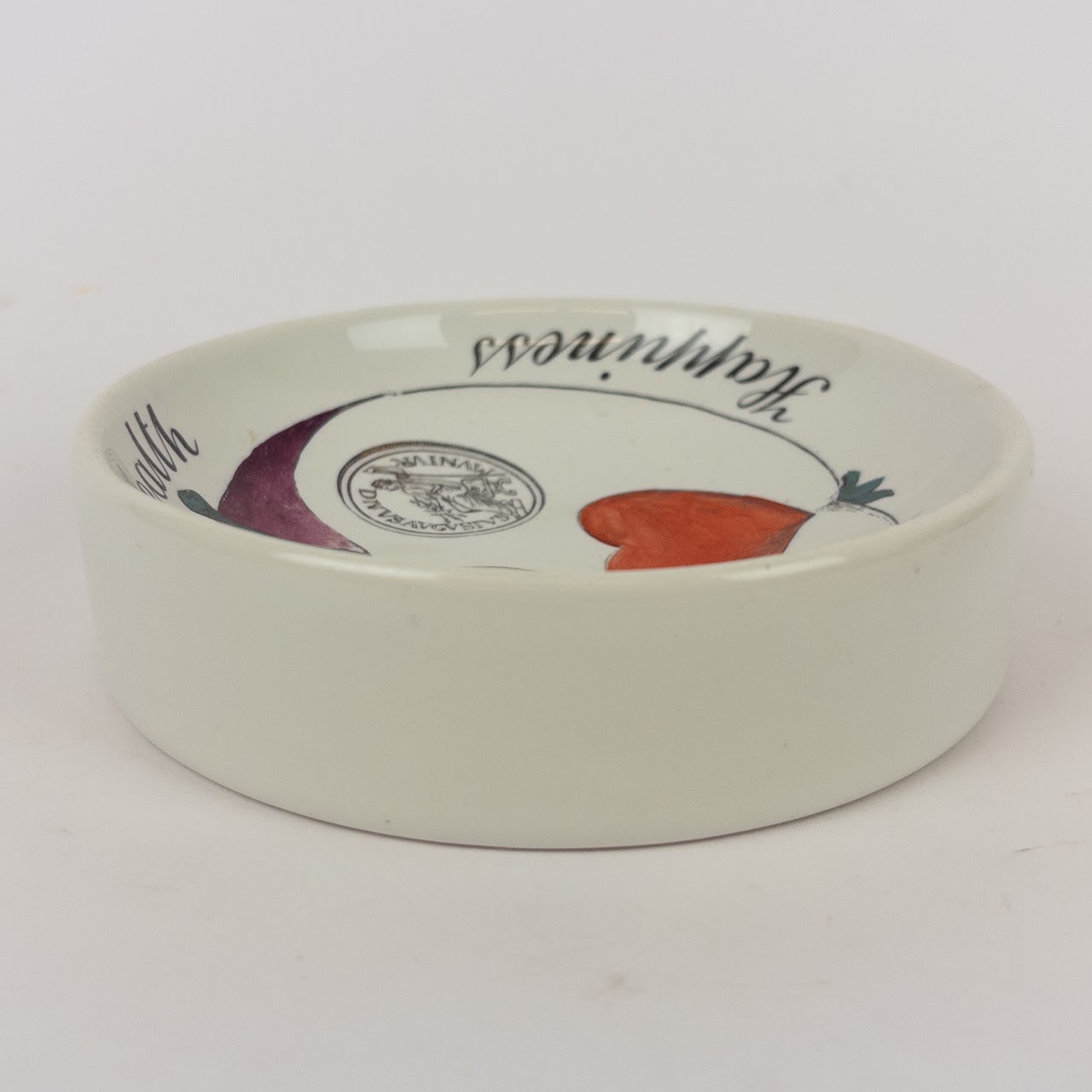 Pierro Fornasetti Porcelain Small Bowl