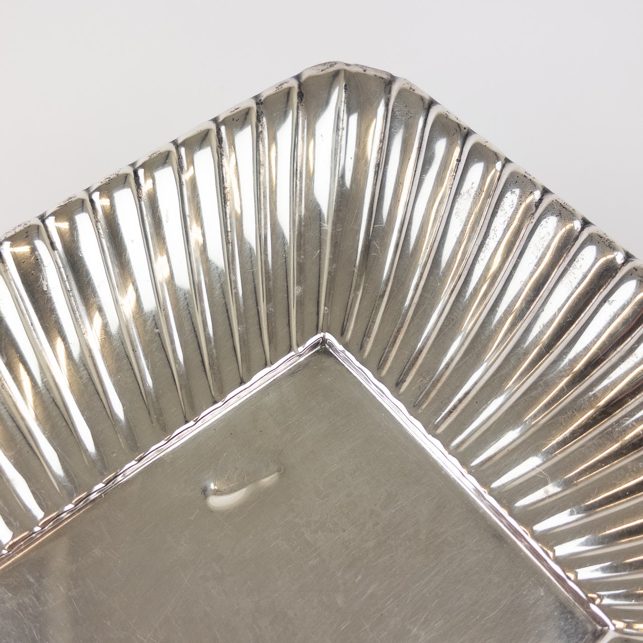 Sterling Silver Fluted Edge Tray