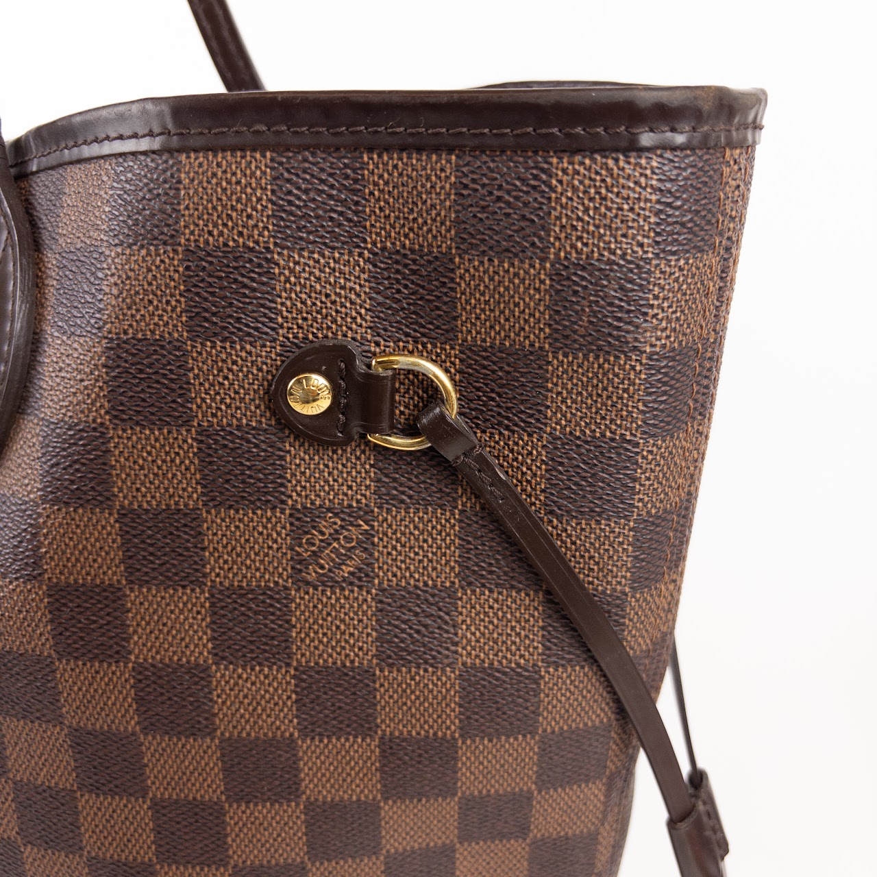 Louis Vuitton Neverfull MM Damier Ebene Tote Bag