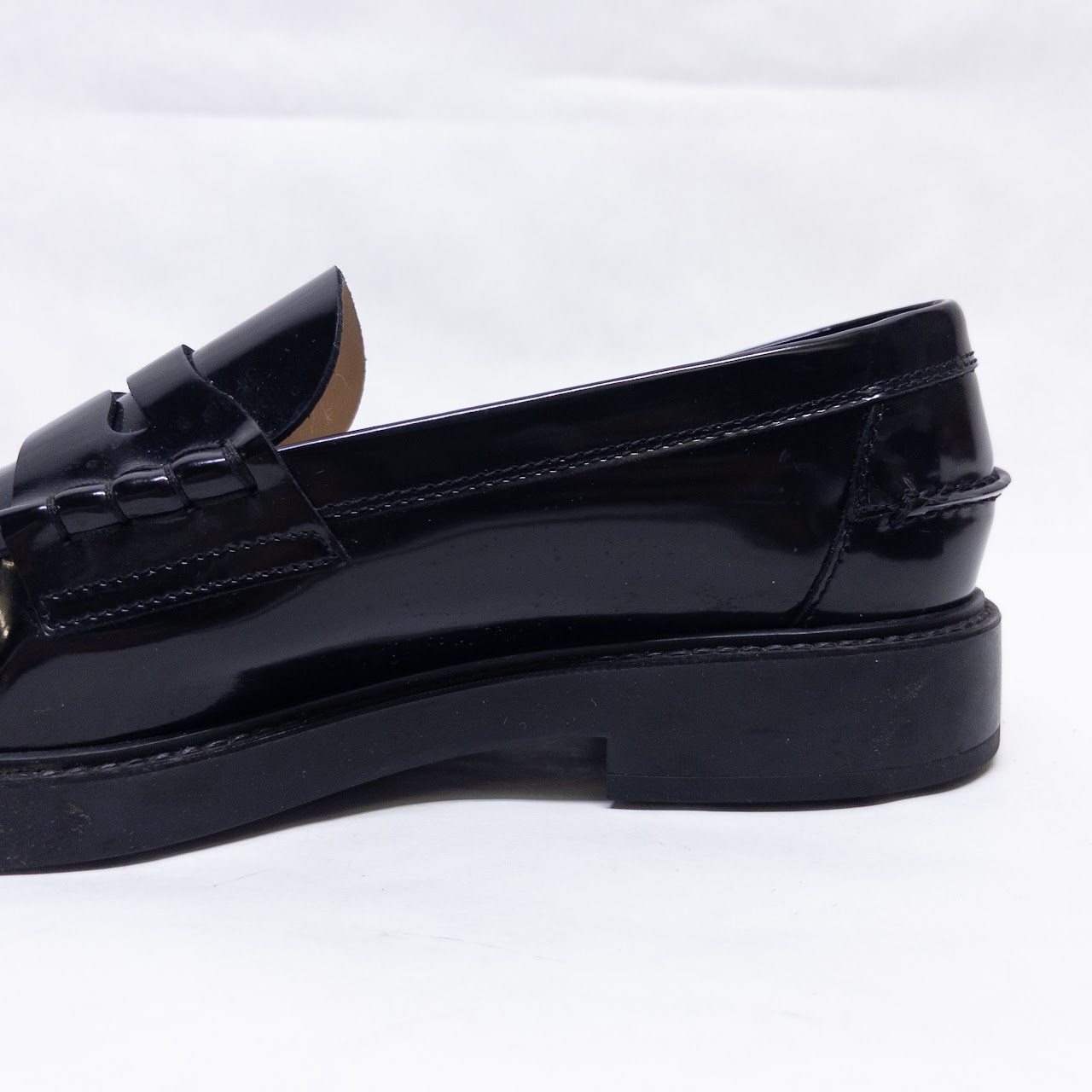 Tod's Patent Leather Penny Loafers