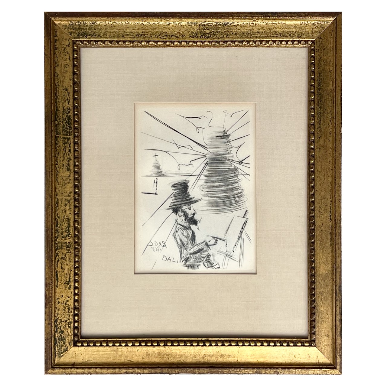 Salvador Dalí  'Toulouse-Lautrec' Collector's Guild Etching