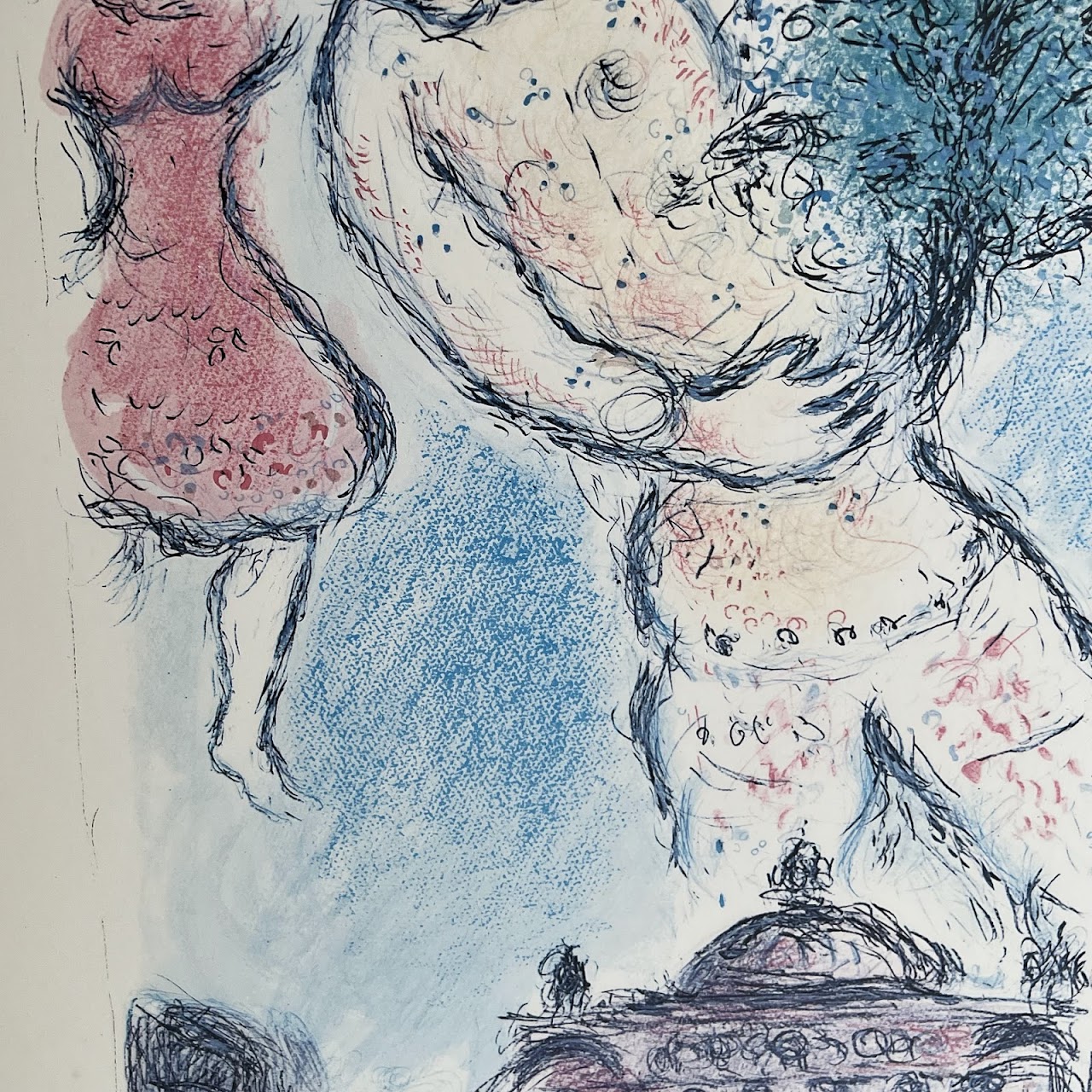 Marc Chagall Galerie Maeght 'Lithographies Originales Récentes' 1981 Exhibition Poster