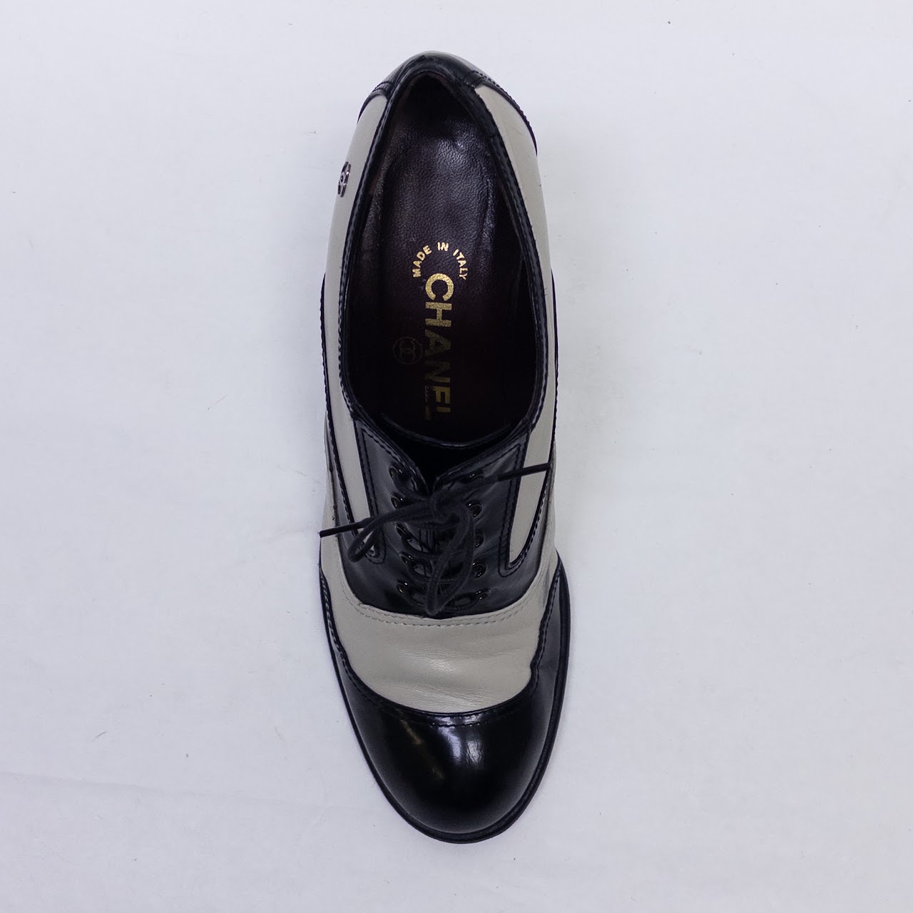 Chanel Leather Oxford Pumps