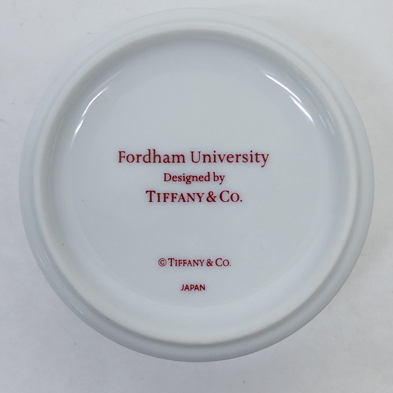 Tiffany & Co for Fordham University Lidded Smalls Dish