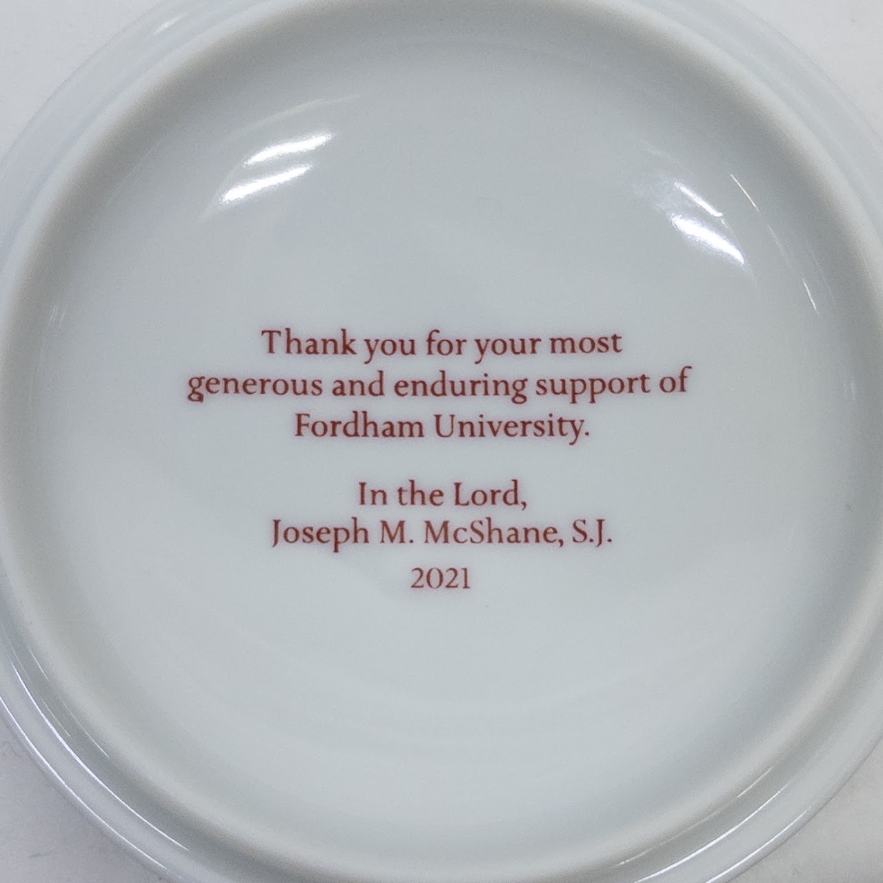 Tiffany & Co for Fordham University Lidded Smalls Dish