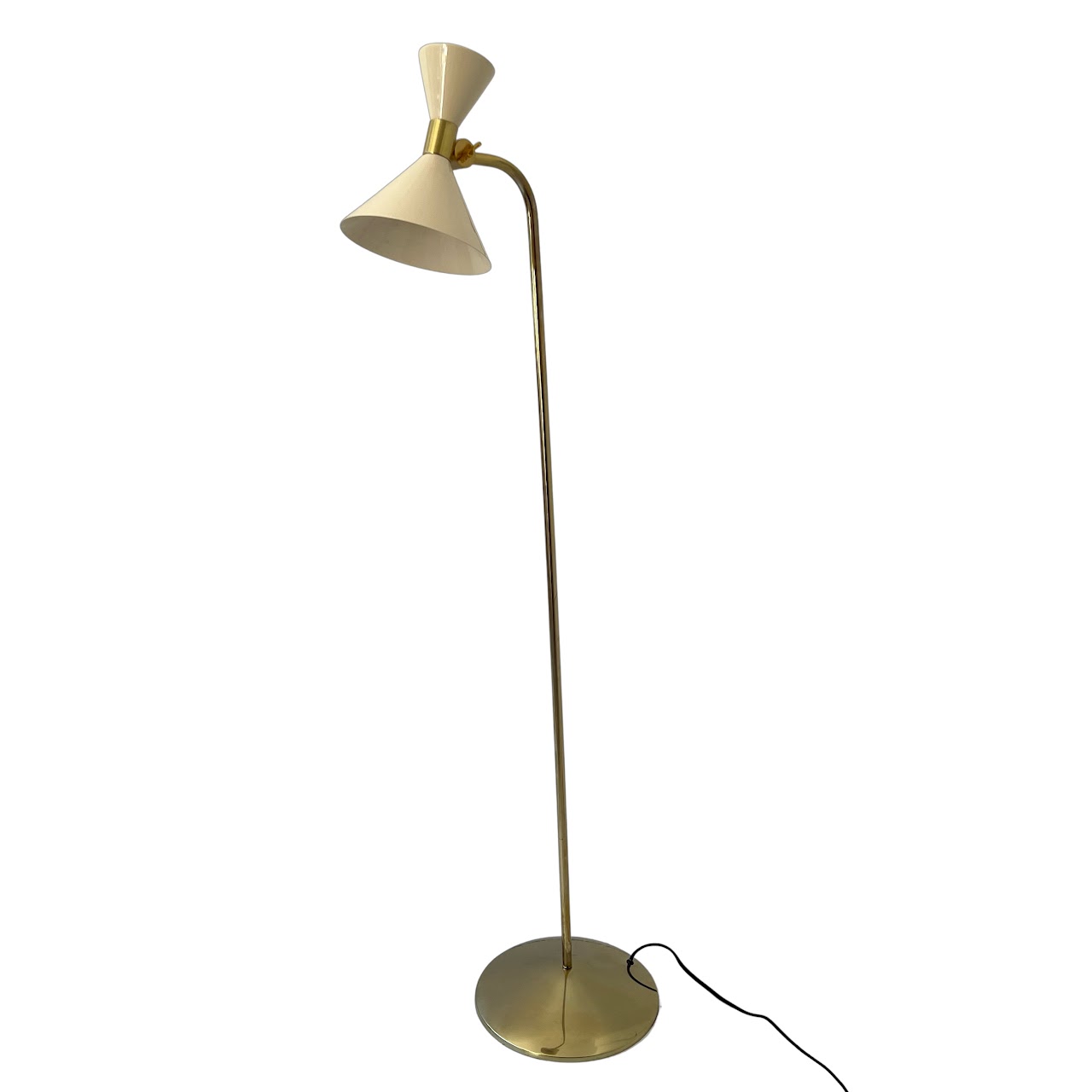 CB2 Hicks Ivory Floor Lamp