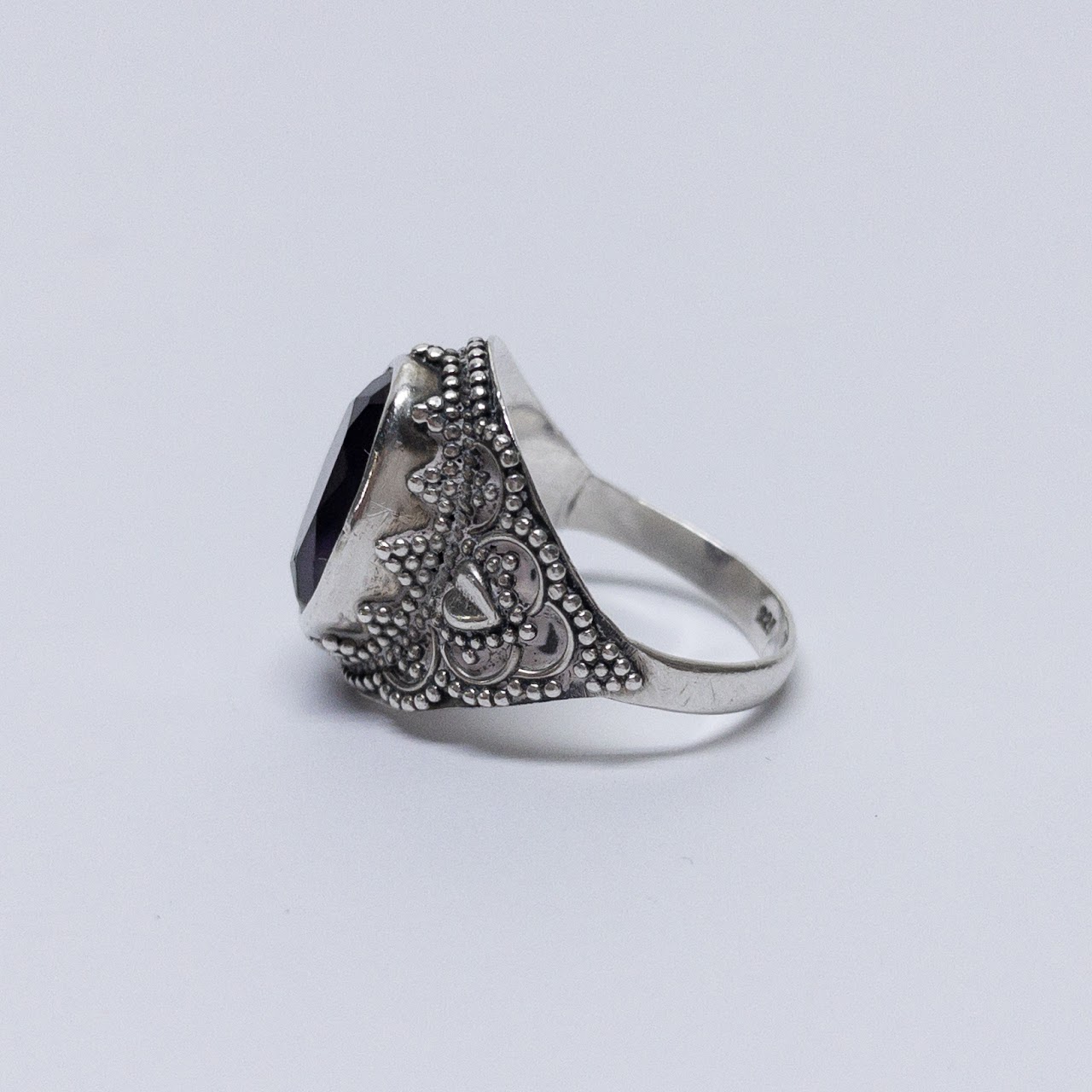 Sterling Silver & Amethyst Ring