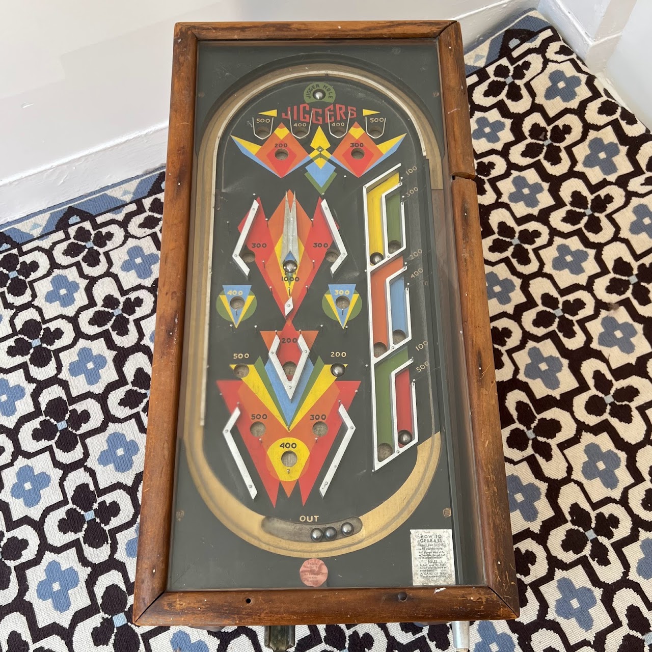 1930s Art Deco Pinball Machine