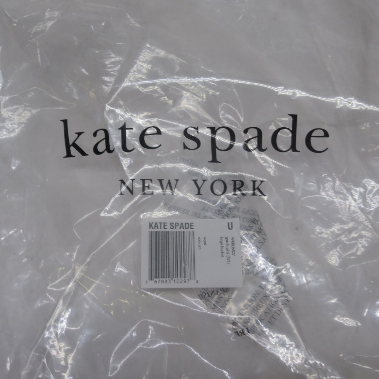 Kate Spade NEW Garden Pink Bucket Bag