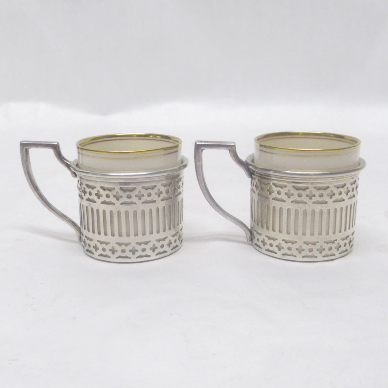 Sterling Silver & Lenox Demitasse Cup Lot