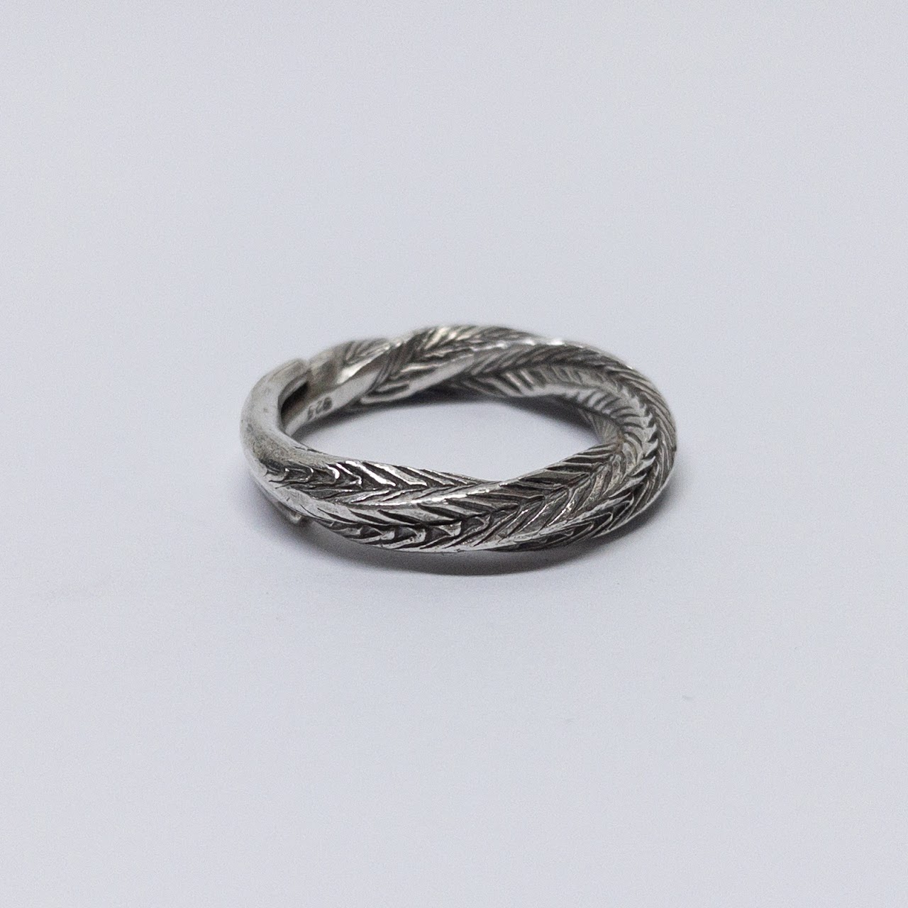 Sterling Silver Wheat Ring