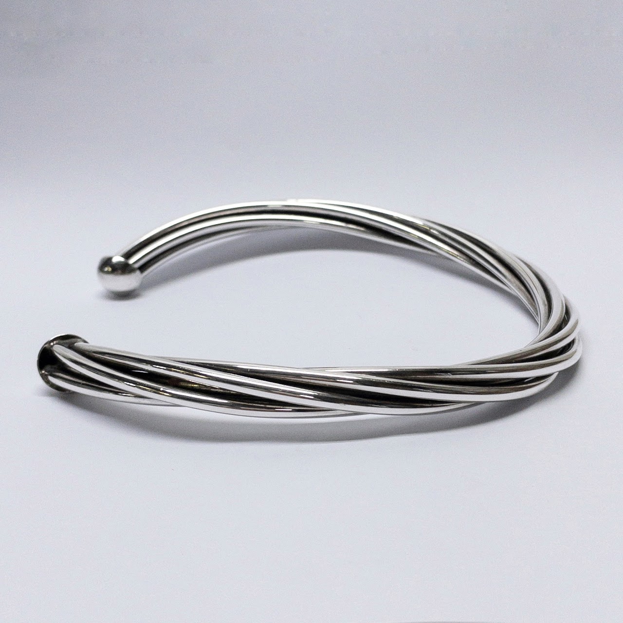 Sterling Silver Twisted Choker