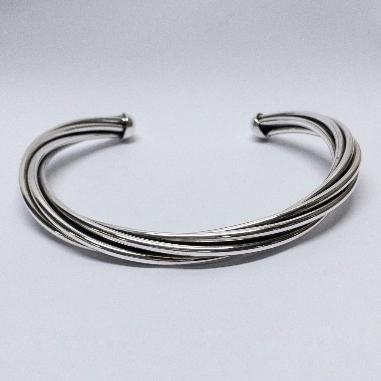 Sterling Silver Twisted Choker