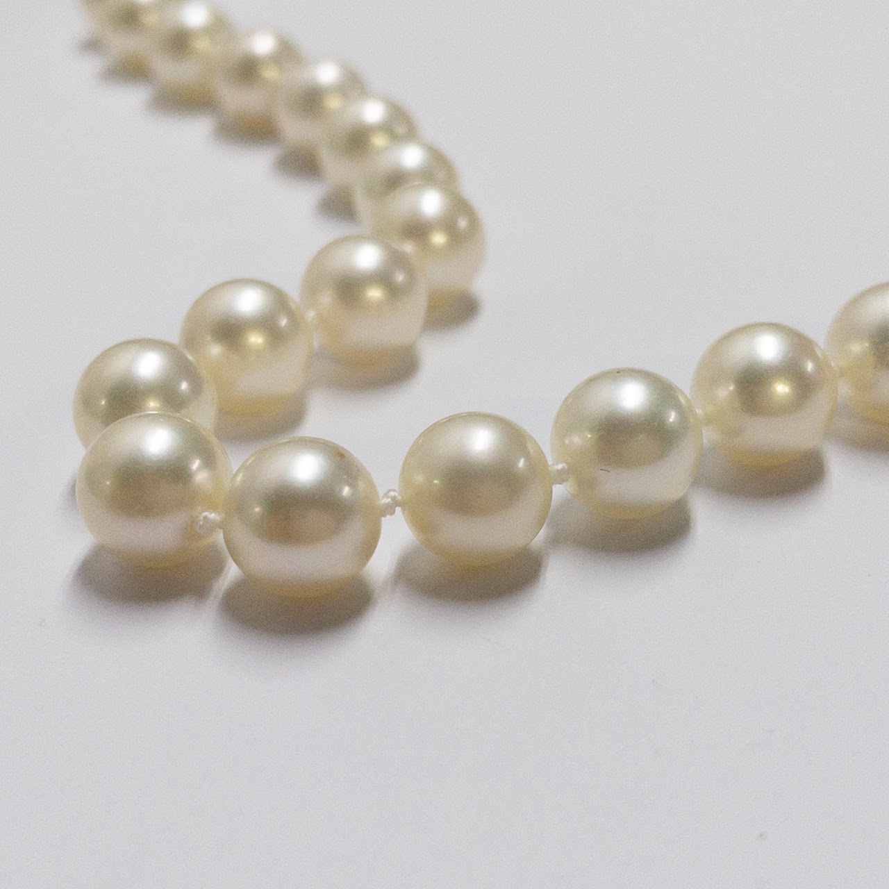 14K Gold Pearl Strand