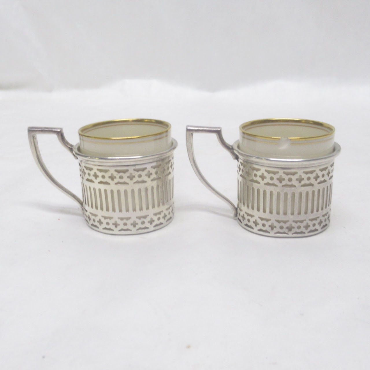 Sterling Silver & Lenox Demitasse Cup Lot