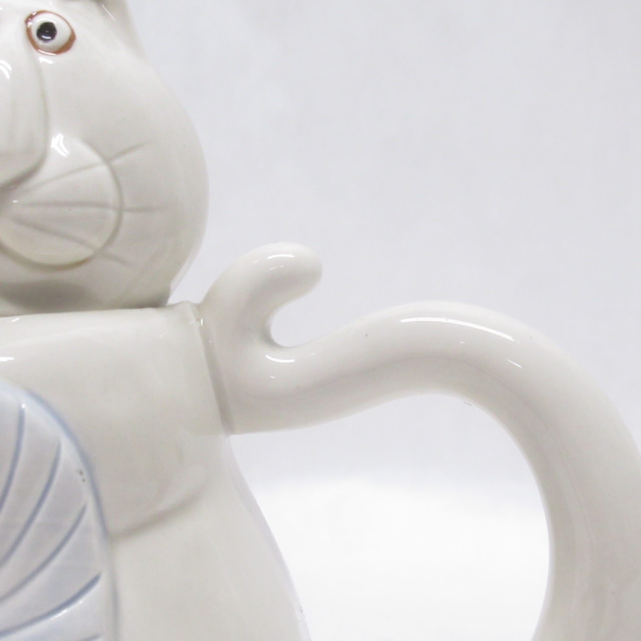 Fitz & Floyd Cat Fish Teapot