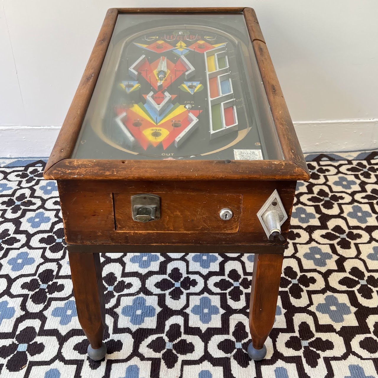 1930s Art Deco Pinball Machine