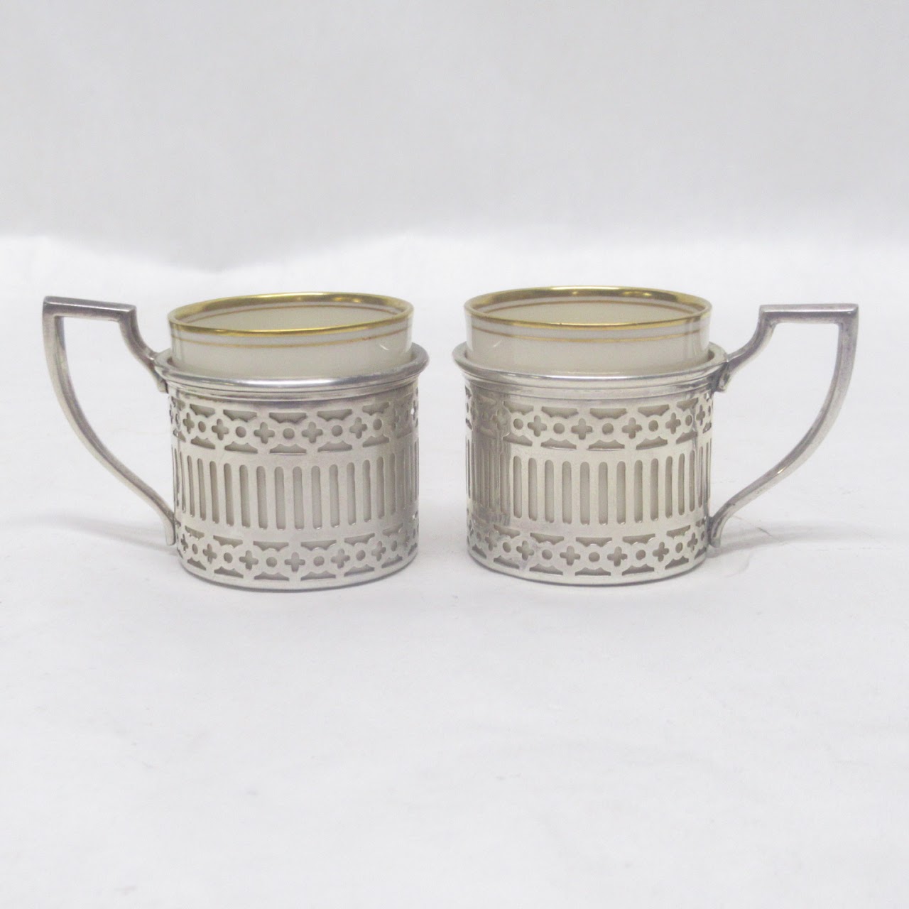 Sterling Silver & Lenox Demitasse Cup Lot