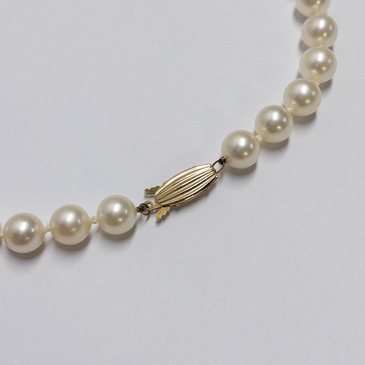 14K Gold Pearl Strand