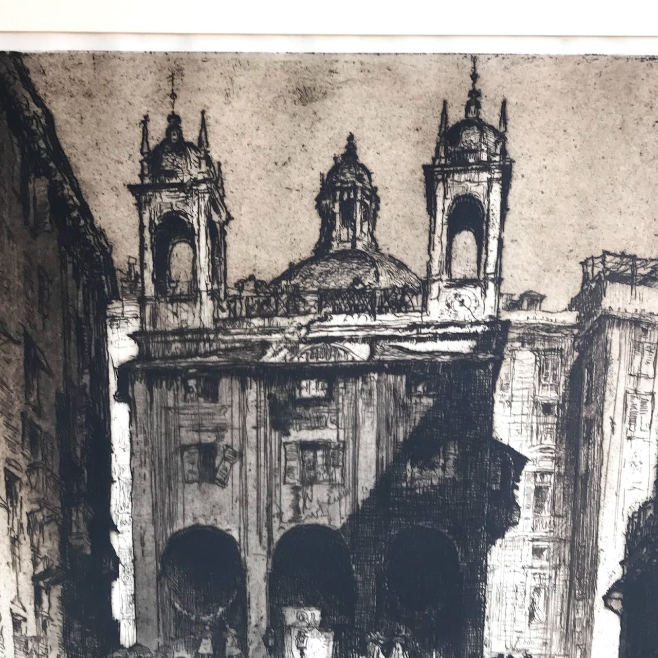 Sir Frank Brangwyn Signed Etching #2