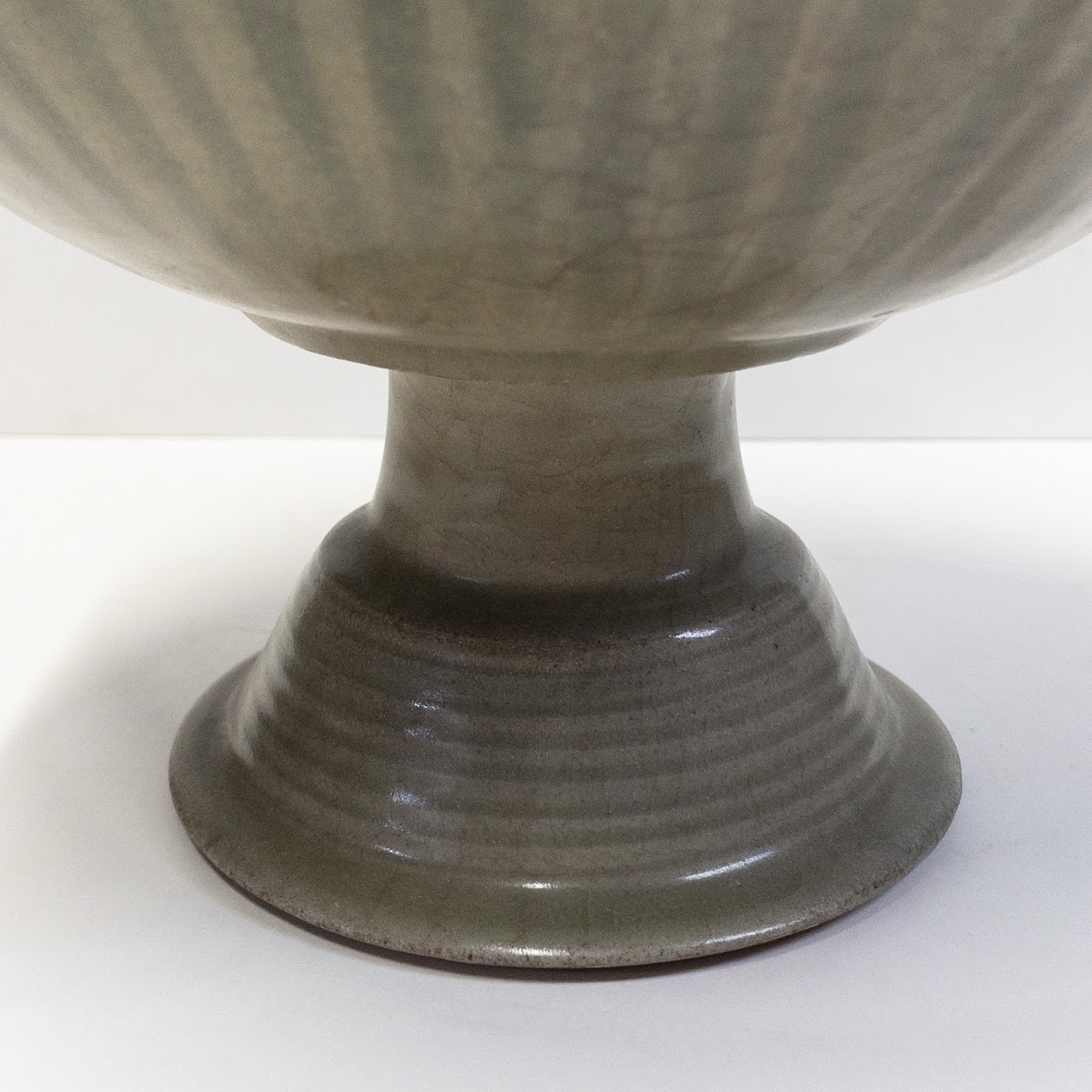 Celadon Compote Bowl