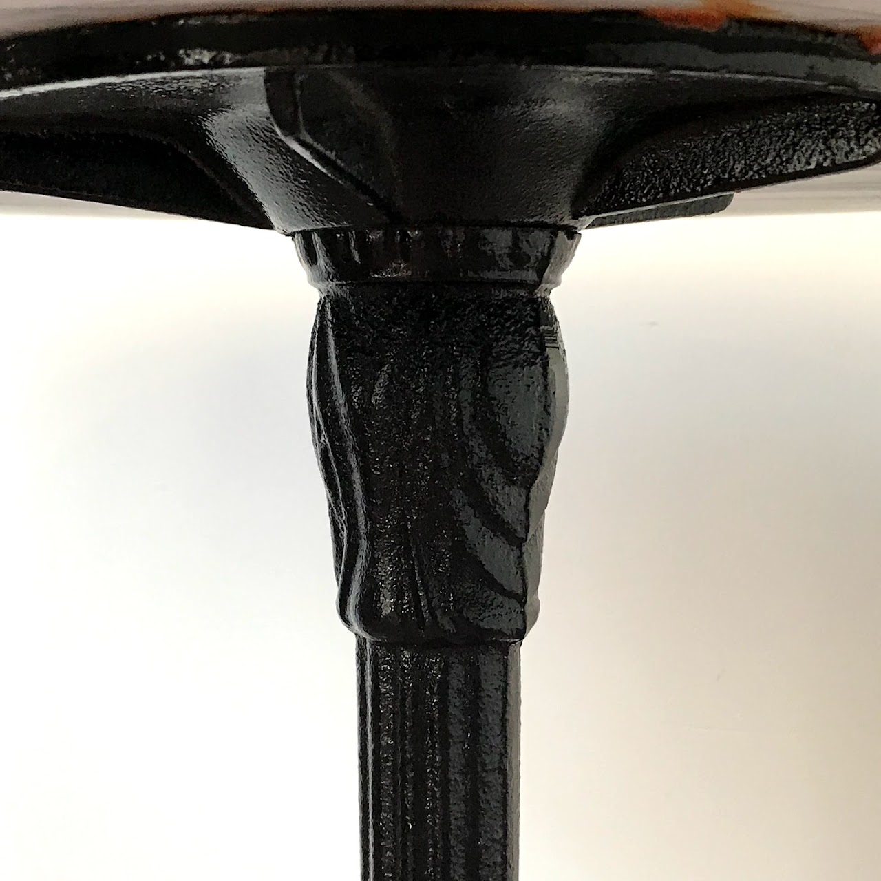 Marble & Cast Iron Cafe Table