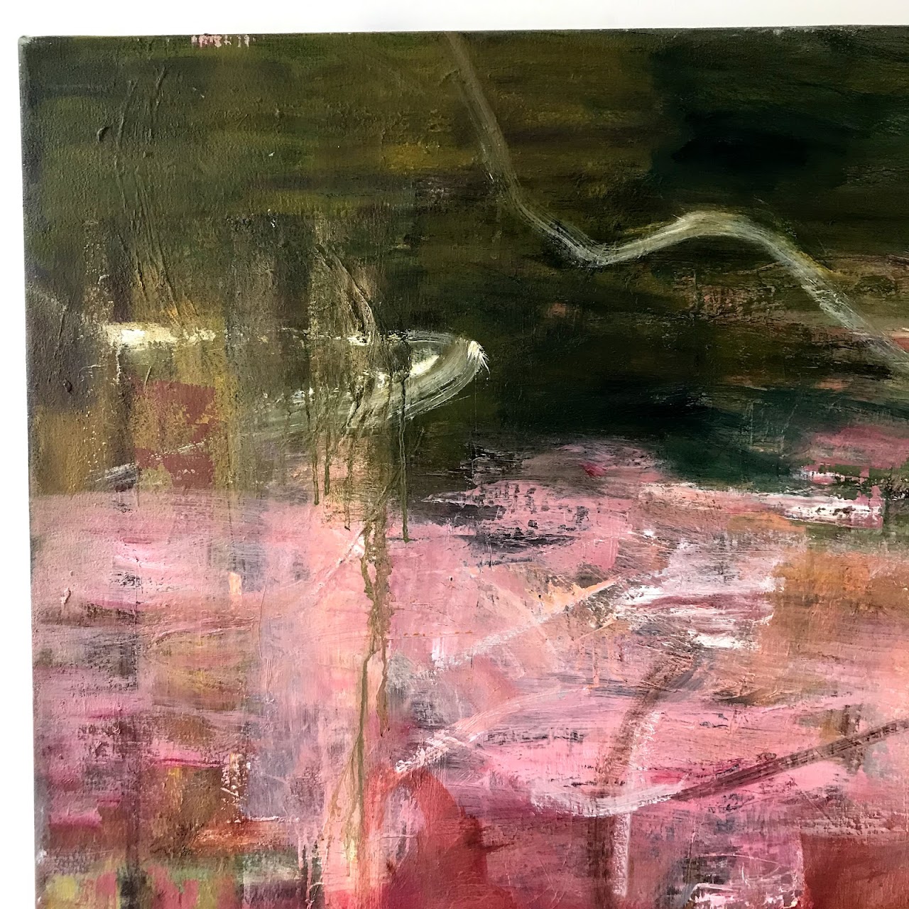 Susan Sharp Signed 'Quartet II' Large Scale Oil Painting