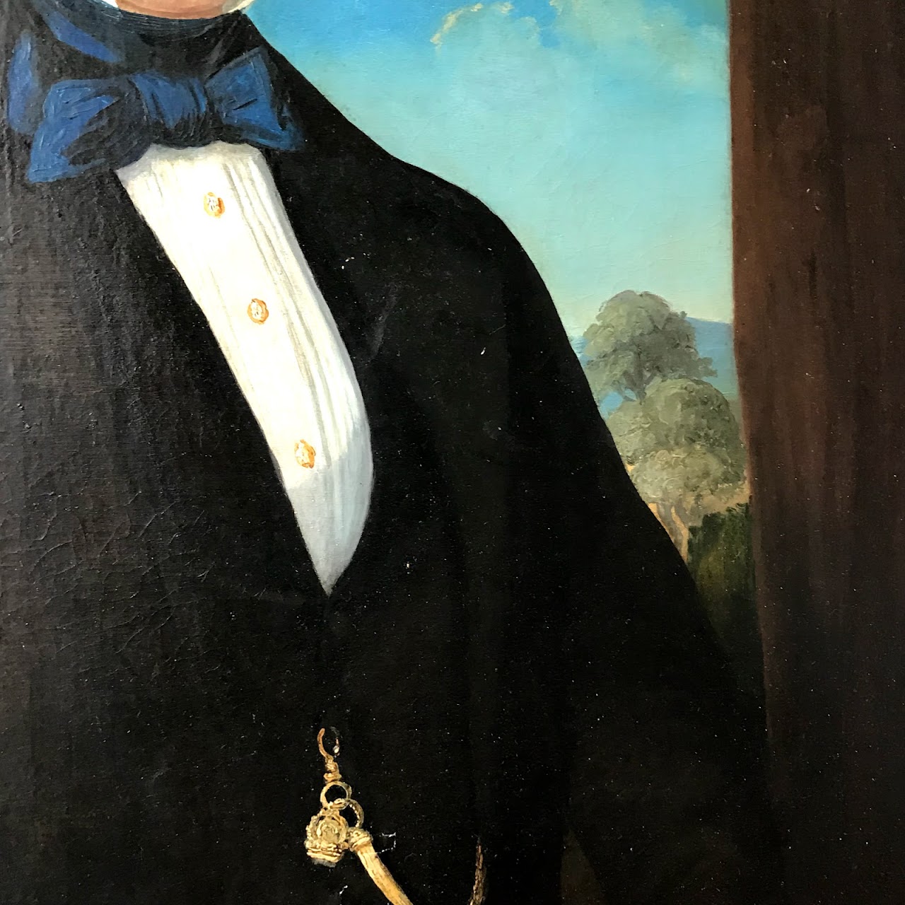 19th C. Oil Portrait Painting