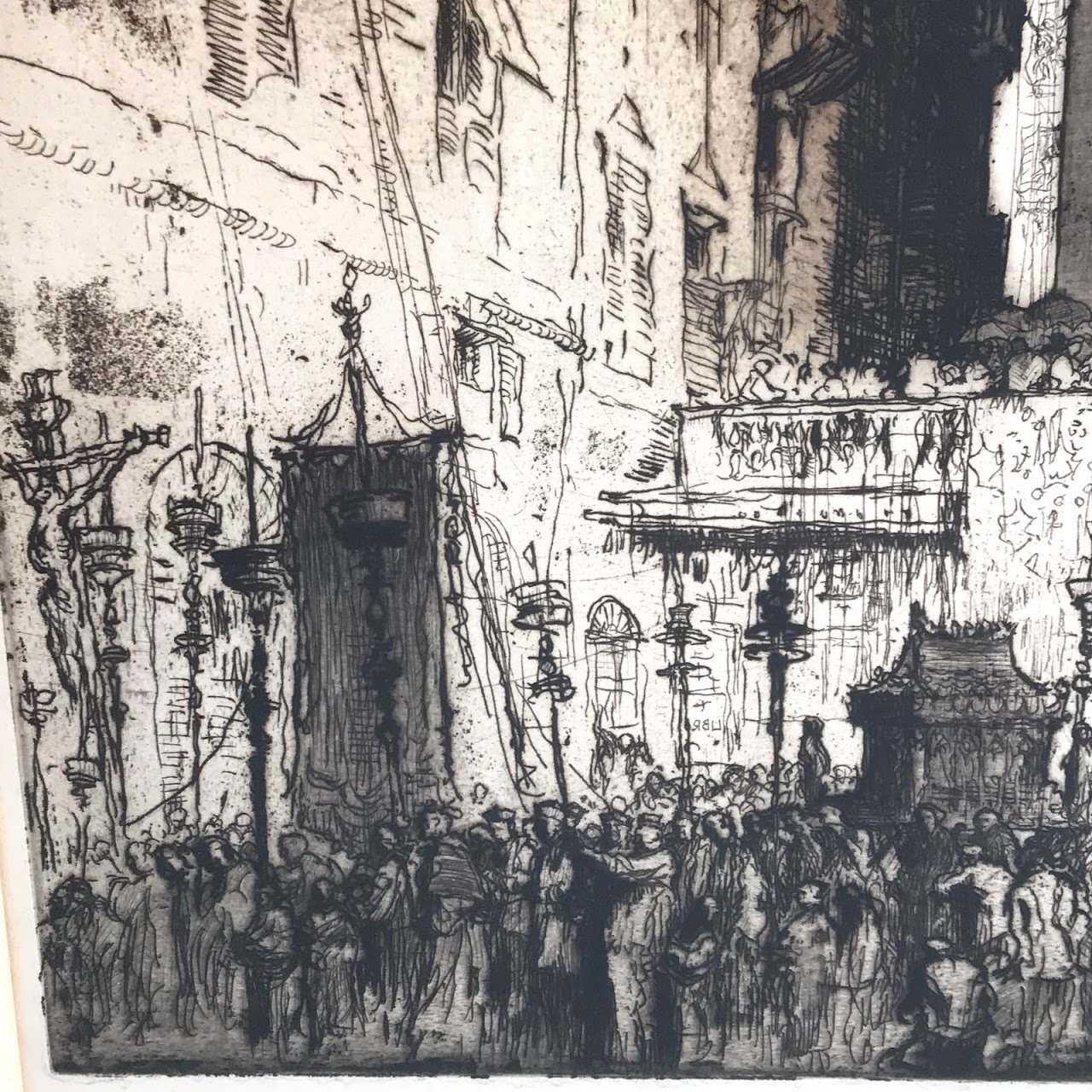 Sir Frank Brangwyn Signed Etching #2