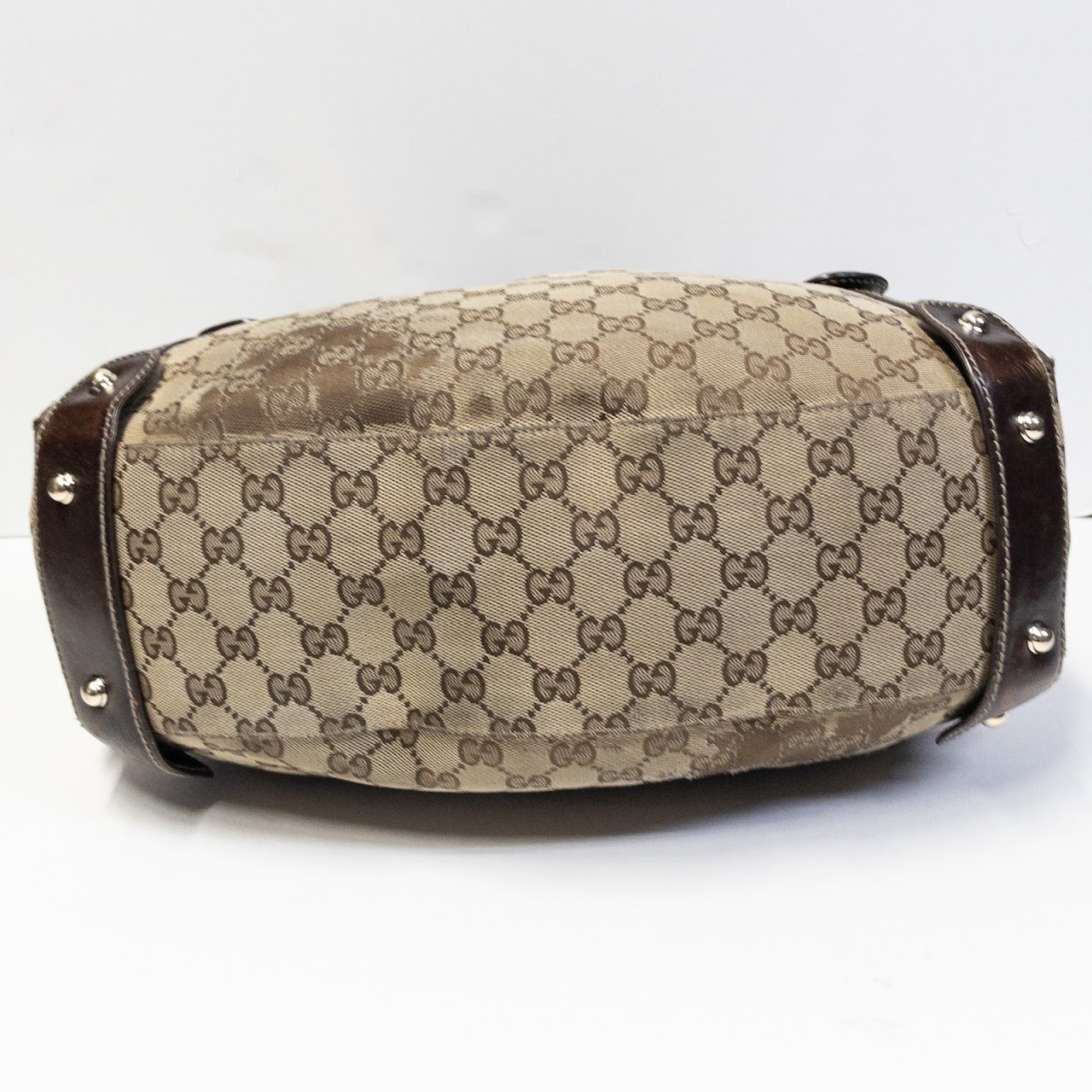 Gucci Brown Monogrammed Handbag