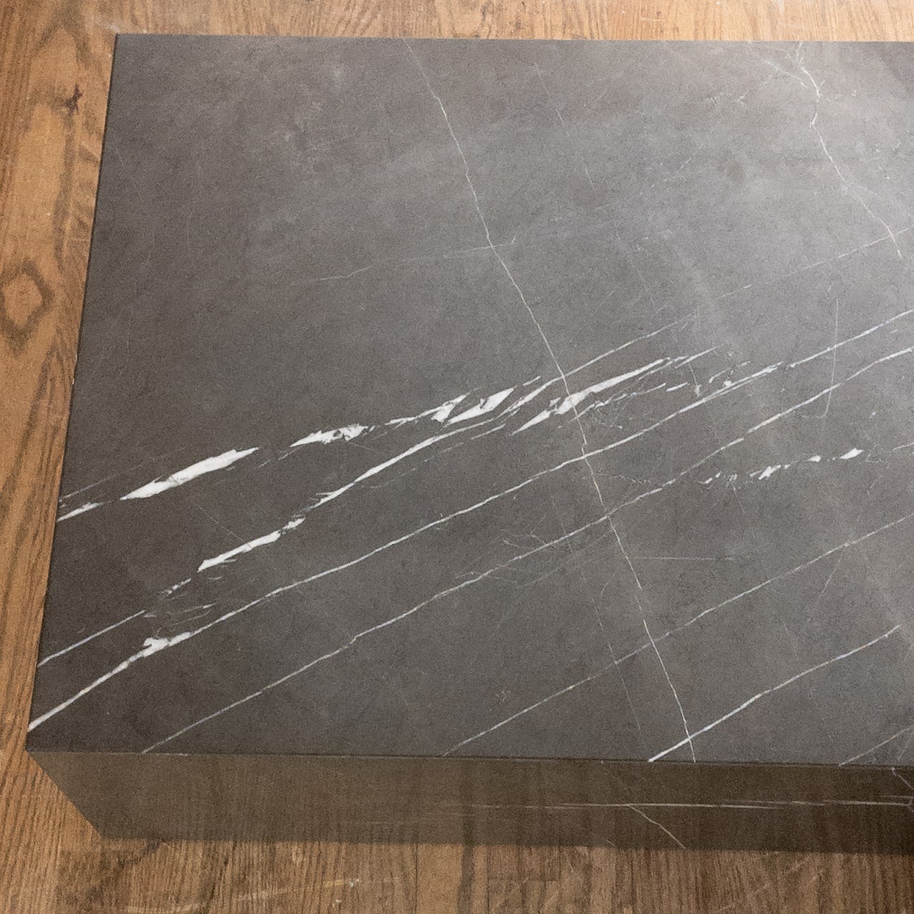 MENU Plinth Box Low Marble Table