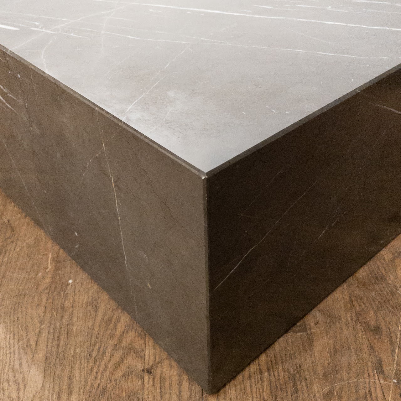 MENU Plinth Box Low Marble Table