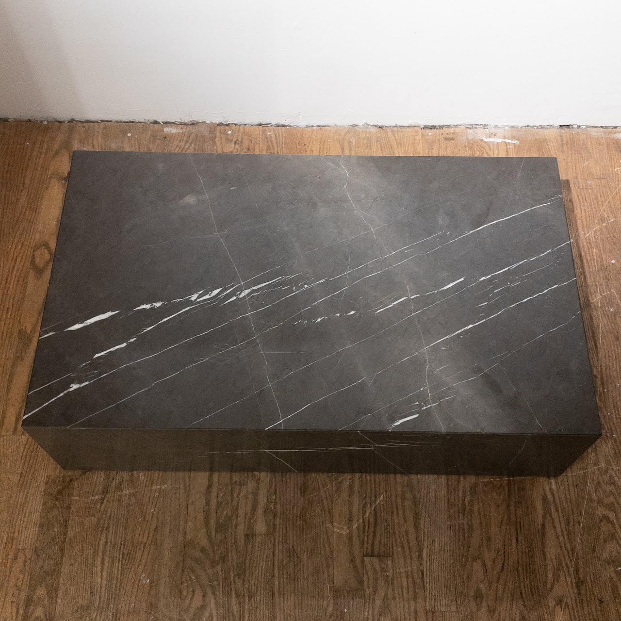 MENU Plinth Box Low Marble Table