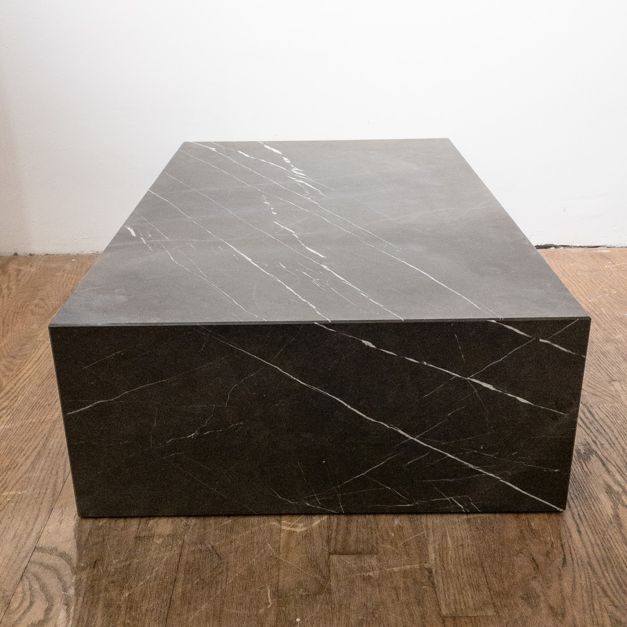 MENU Plinth Box Low Marble Table