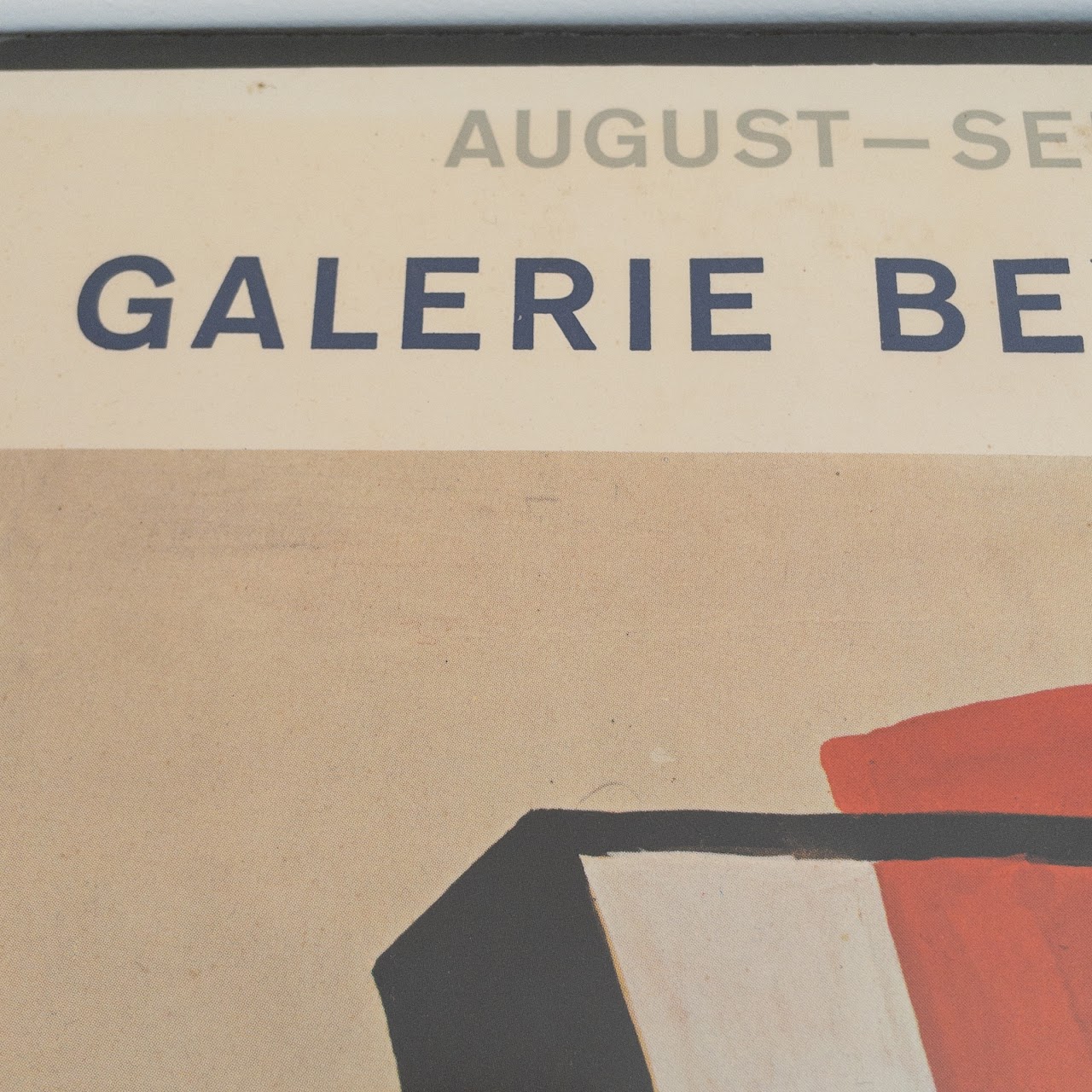 Fernand Léger 1969 Galerie Beyeler Basel Exhibition Poster