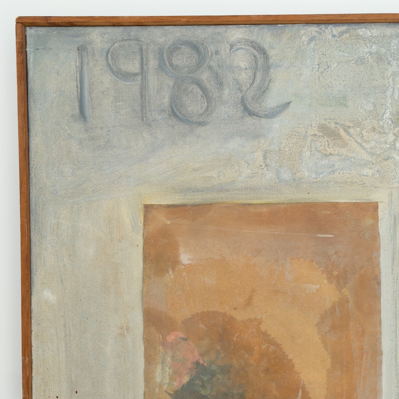 Nancy Spriggs Signed '1982' Mixed Media Painting