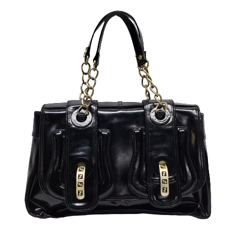 Fendi Patent Leather Satchel