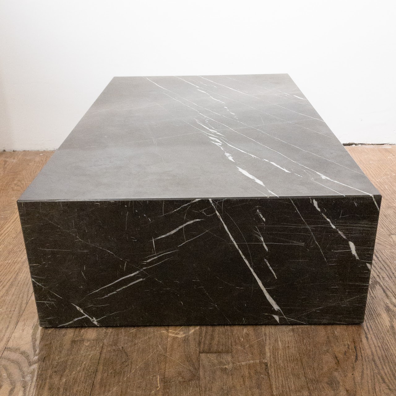 MENU Plinth Box Low Marble Table