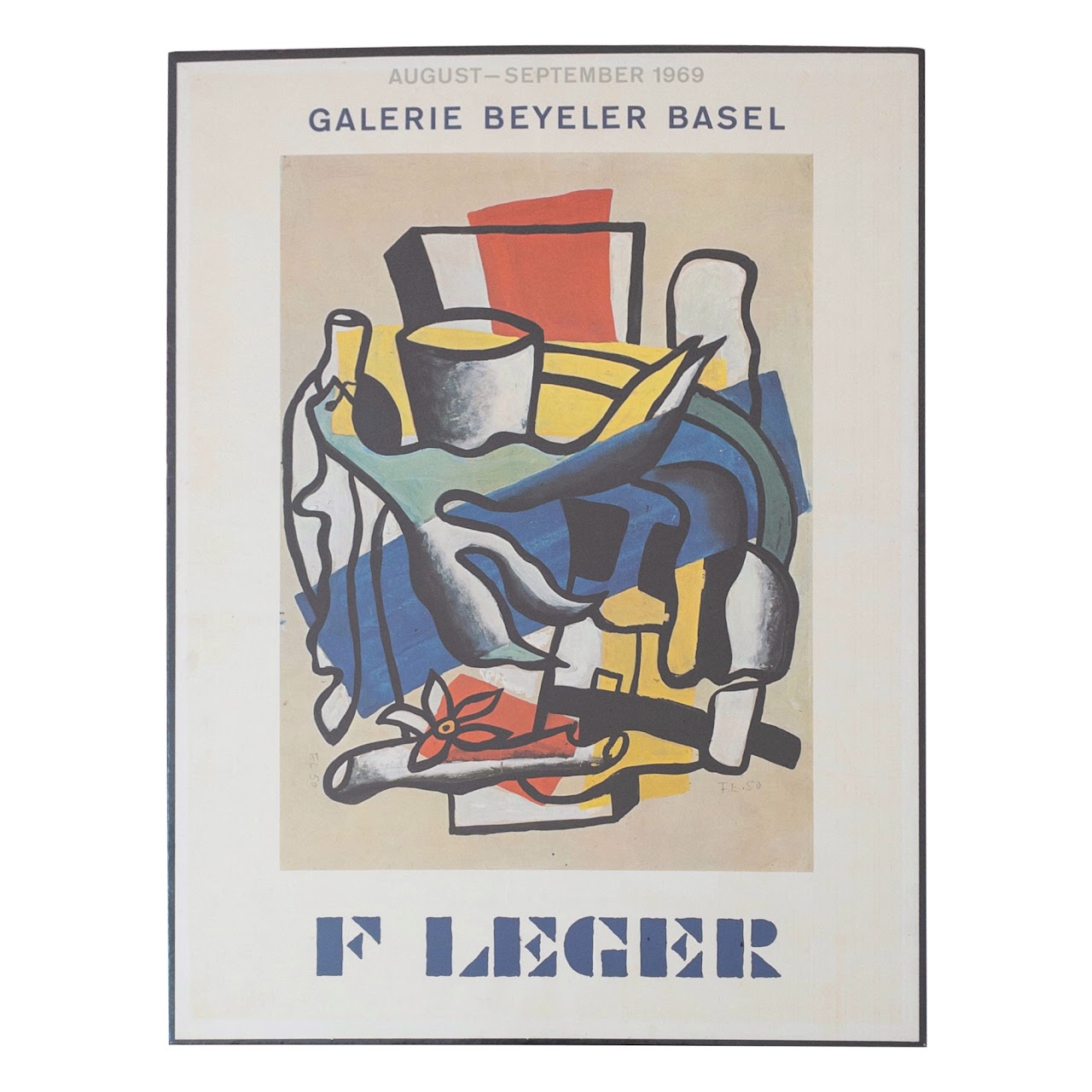 Fernand Léger 1969 Galerie Beyeler Basel Exhibition Poster