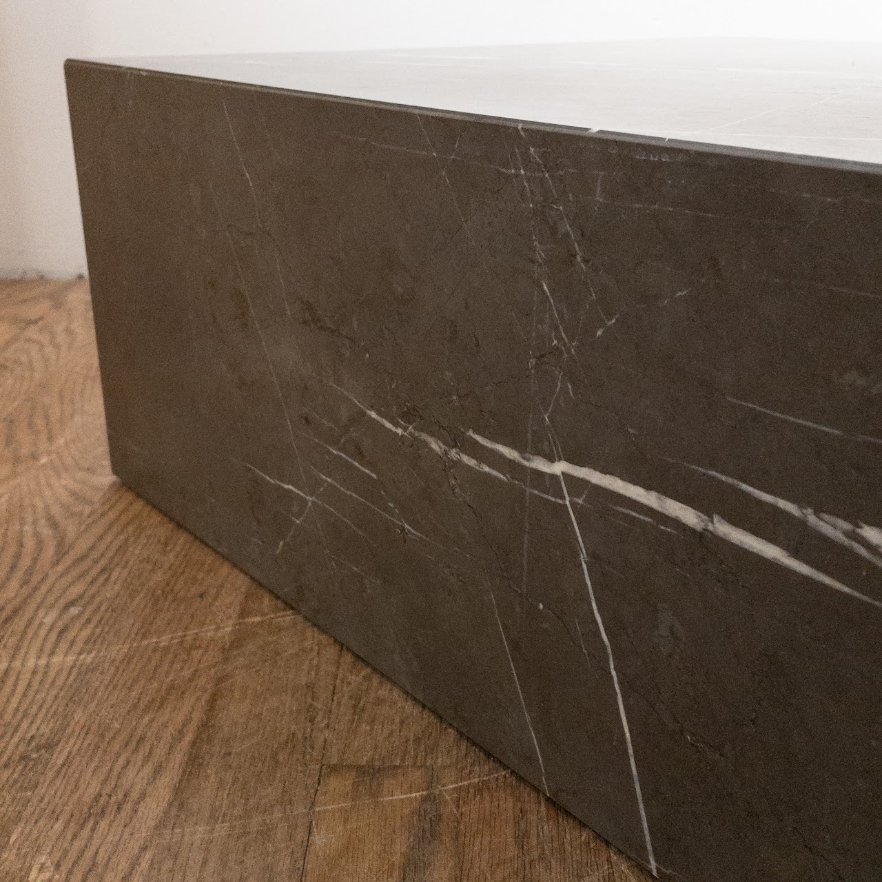 MENU Plinth Box Low Marble Table